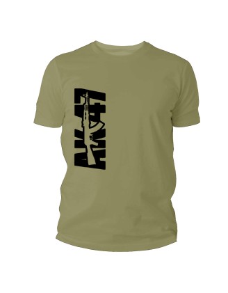 Koszulka męska TigerWood AK47 oliwkowa S