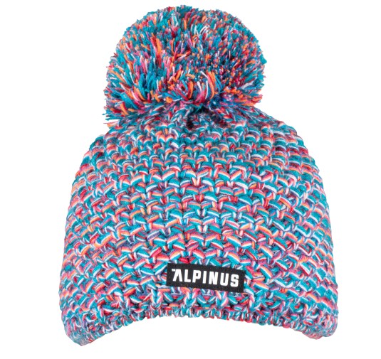 Czapka dziecięca Alpinus Oulu niebiesko-różowa