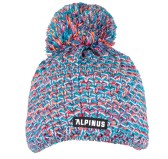 Czapka dziecięca Alpinus Oulu niebiesko-różowa