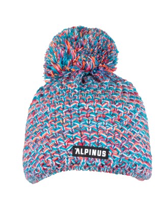 Czapka dziecięca Alpinus Oulu niebiesko-różowa