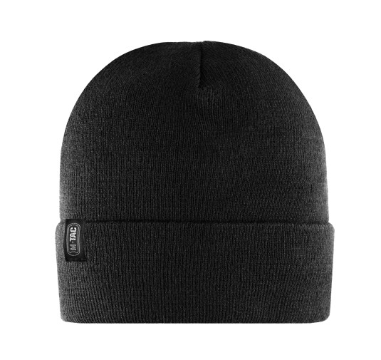 Czapka M-Tac dzianinowa 100% akryl cienka przędza czarna L/XL