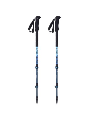 Kijki trekkingowe Alpinus Matterhorn, niebieskie