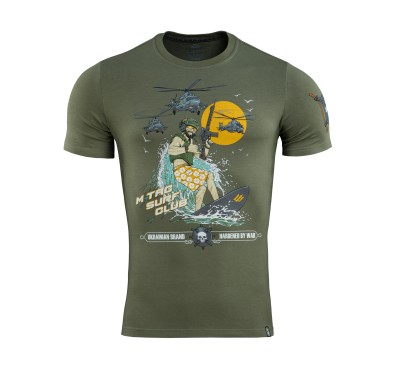 Koszulka męska M-Tac Surf Club oliwkowa 3XL