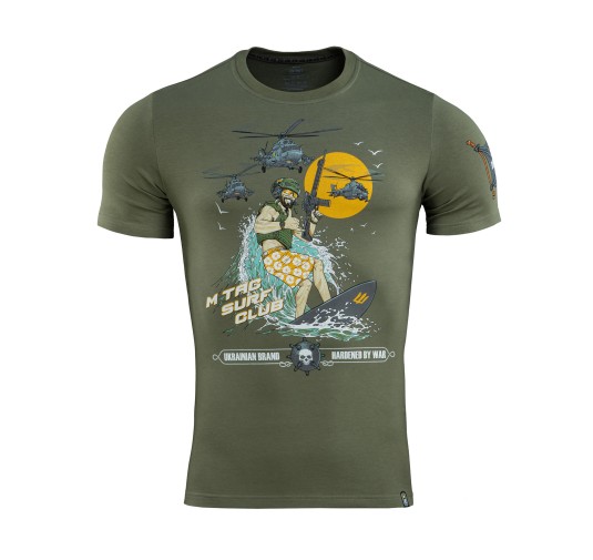 Koszulka męska M-Tac Surf Club oliwkowa 3XL