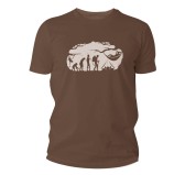 Koszulka męska TigerWood Bushcraft Evolution brązowa 2XL Koszulka męska TigerWood Bushcraft Evolution brązowa 2XL