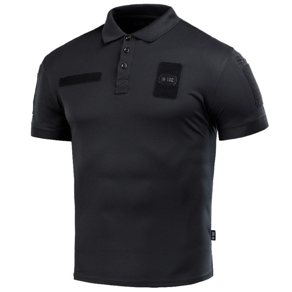 Koszulka polo męska T M-Tac Elite Tactical Coolmax czarna 2XL
