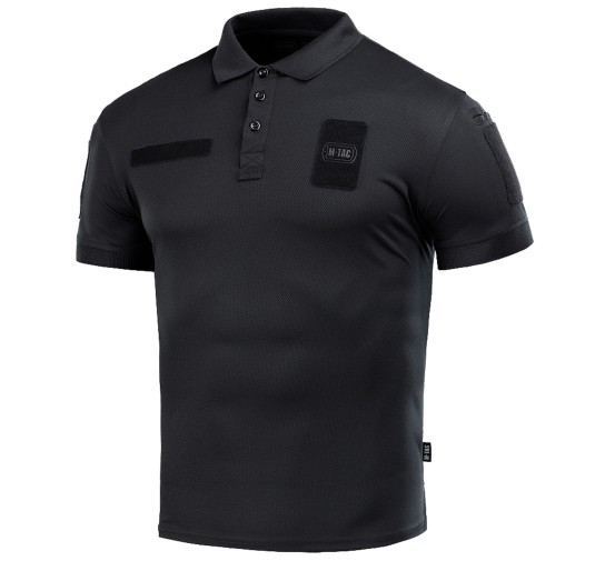 Koszulka polo męska T M-Tac Elite Tactical Coolmax czarna 2XL