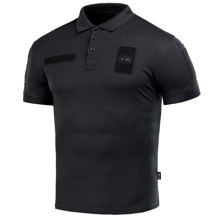 Koszulka polo męska T M-Tac Elite Tactical Coolmax czarna 2XL