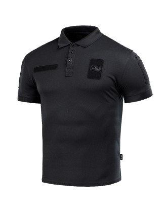 Koszulka polo męska T M-Tac Elite Tactical Coolmax czarna 2XL