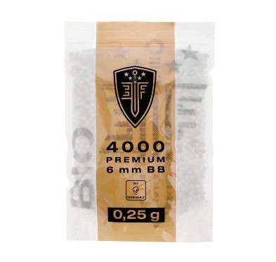 Kulki ASG Elite Force Premium Bio 0,25 g 6 mm 4000 szt.