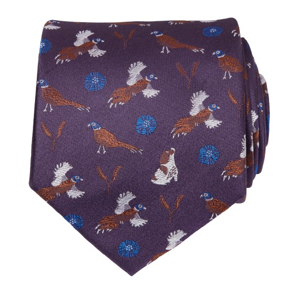 Krawat Chevalier Spaniel Silk Tie