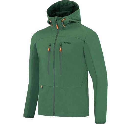 Kurtka męska Alpinus softshell Pourri zielona XL