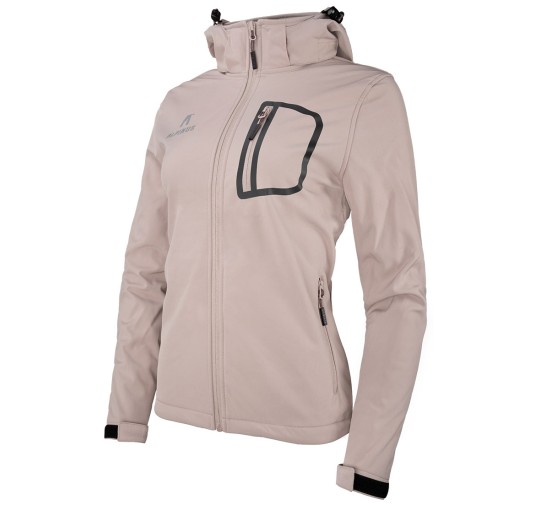 Kurtka damska Alpinus Softshell Bergamo pudrowy róż M