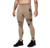 Legginsy męskie Spaio Military piaskowe XL