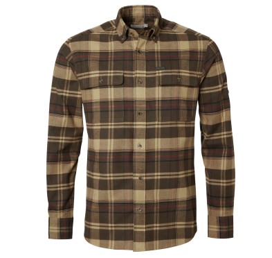 Koszula męska Chevalier Heron Soil Brown Checked 3XL