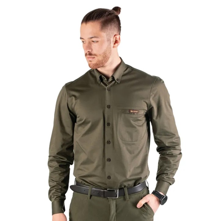 Koszula męska Tagart Porto slim zielona M