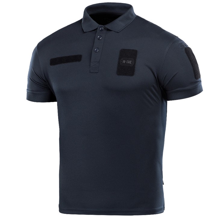 Koszulka polo męska M-Tac Elite Tactical Coolmax granatowa L