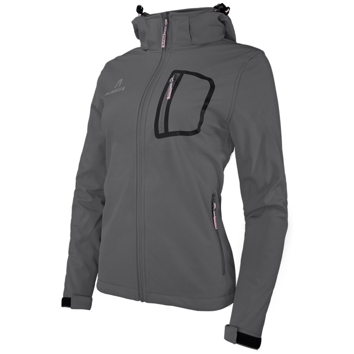 Kurtka damska Alpinus Softshell Bergamo grafitowa M