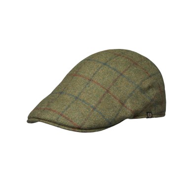 Kaszkiet męski Chevalier Dalton Tweed Sixpence Cam Winter Moss Checked 58