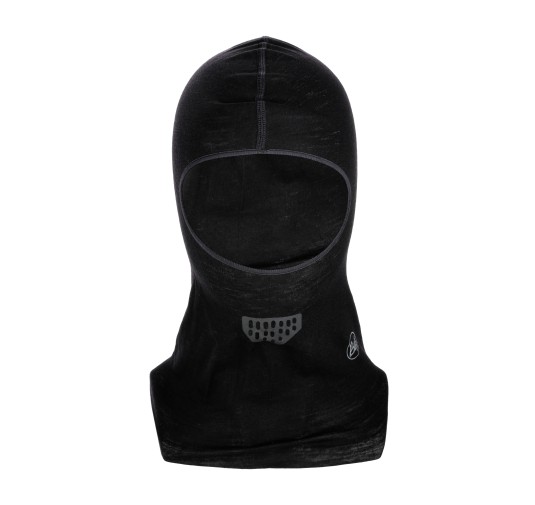Kominiarka BUFF balaclava merino wool solid czarna