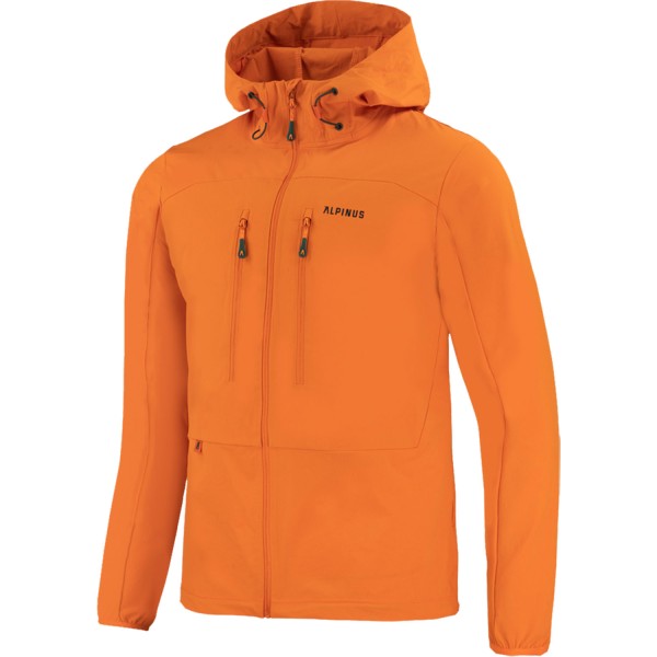 Kurtka męska Alpinus softshell Pourri pomarańczowa M