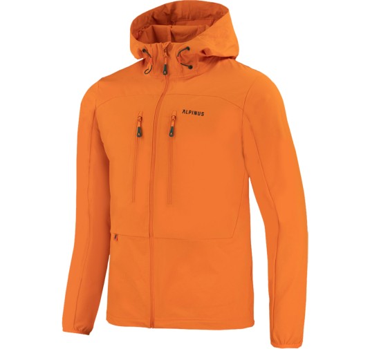 Kurtka męska Alpinus softshell Pourri pomarańczowa M