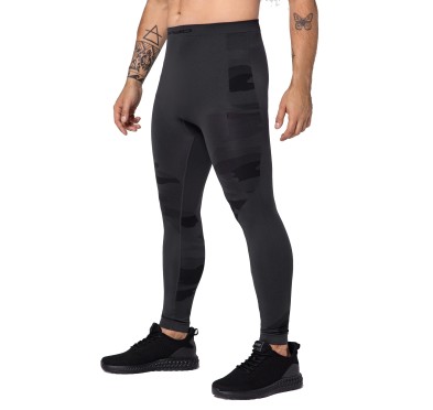 Legginsy męskie Spaio Military piaskowe szare 2XL