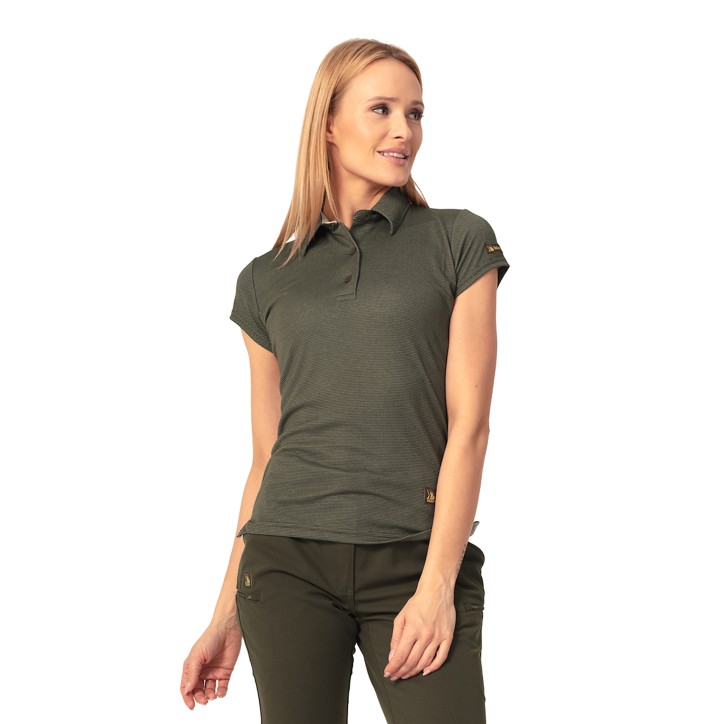 Koszulka damska Tagart Hals 2 ciemnooliwkowa XL