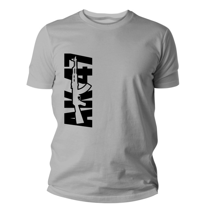 Koszulka męska TigerWood AK47 szara S