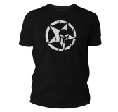 Koszulka męska TigerWood Military Punisher czarna M