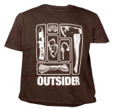 Koszulka męska TigerWood Outsider brązowa M
