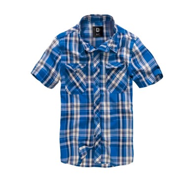 Koszula męska Brandit Roadstar krótki rękaw niebieska S