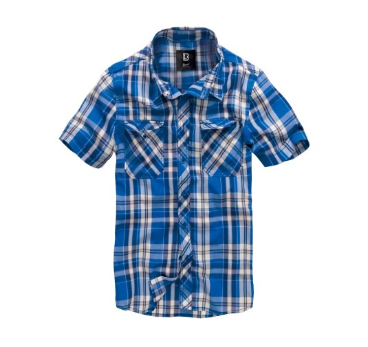 Koszula męska Brandit Roadstar krótki rękaw niebieska S