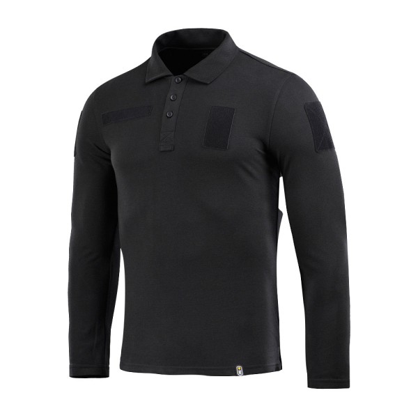 Koszula Taktyczna M-Tac Polo z długim rękawem czarna L