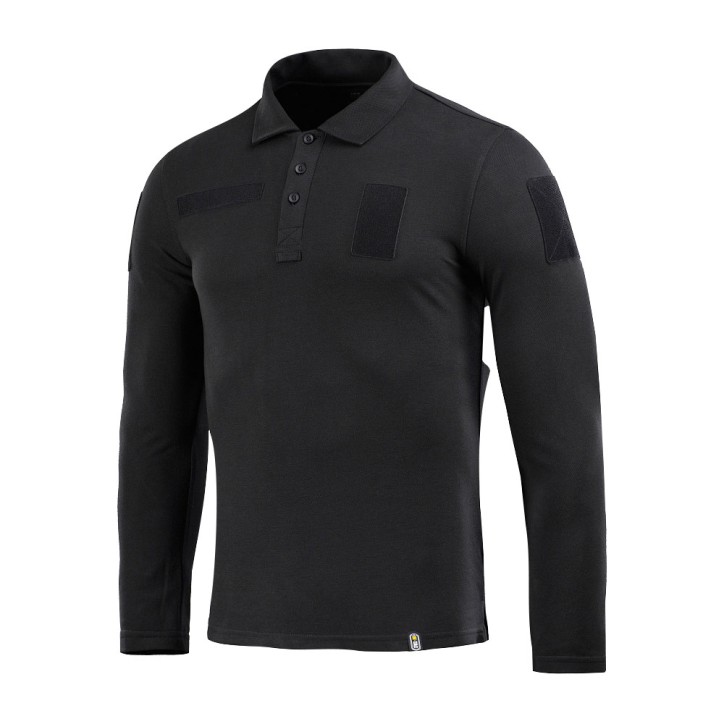 Koszula Taktyczna M-Tac Polo z długim rękawem czarna L