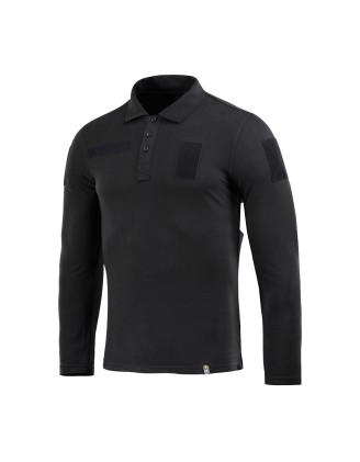 Koszula Taktyczna M-Tac Polo z długim rękawem czarna L