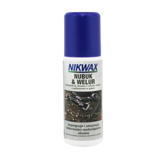 Nikwax NI-04 impregnat nubuk/welur gąbka 125 ml