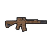 Naszywka M-Tac AR-15 3D PVC coyote