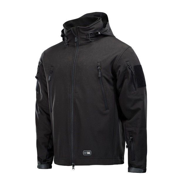 Kurtka M-Tac Soft Shell z podpinką czarna XL