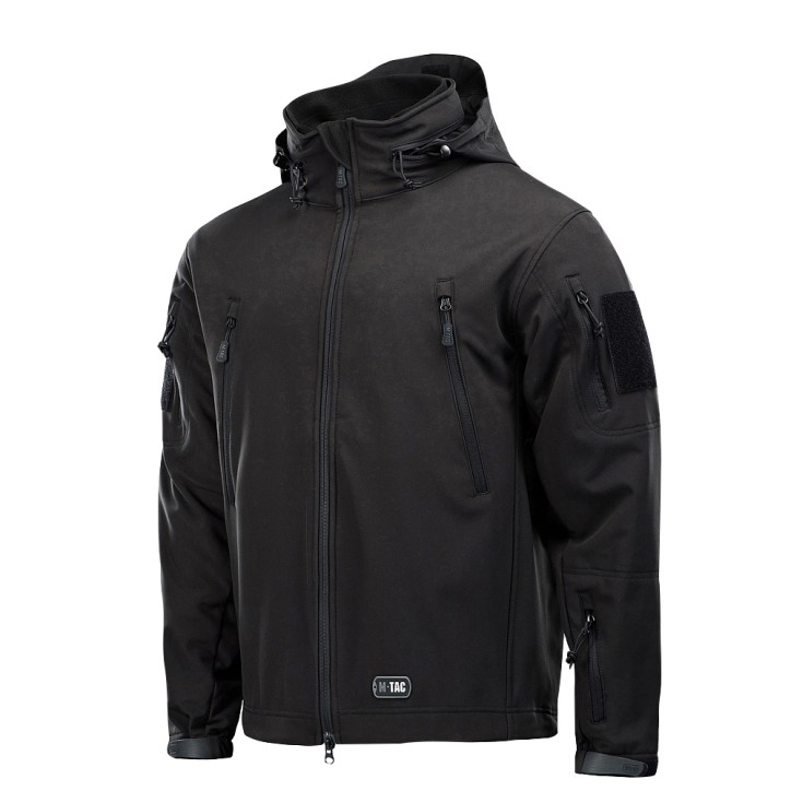 Kurtka M-Tac Soft Shell z podpinką czarna XL