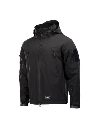 Kurtka M-Tac Soft Shell z podpinką czarna XL