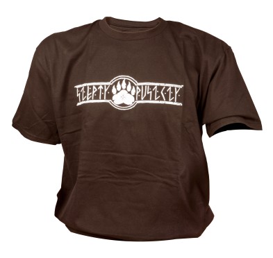 Koszulka męska TigerWood Szepty Puszczy brązowa XL