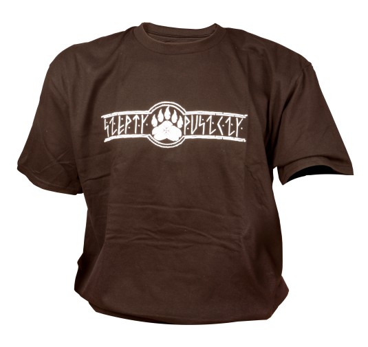 Koszulka męska TigerWood Szepty Puszczy brązowa XL