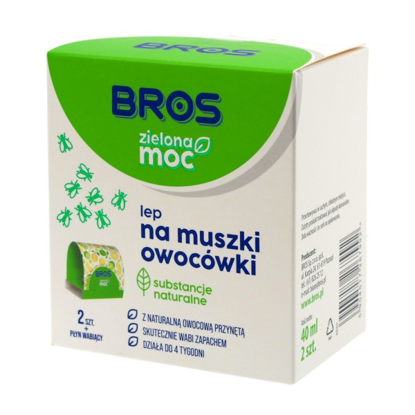 Lep Bros zielona moc na muszki owocówki 2 szt.