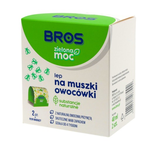 Lep Bros zielona moc na muszki owocówki 2 szt.