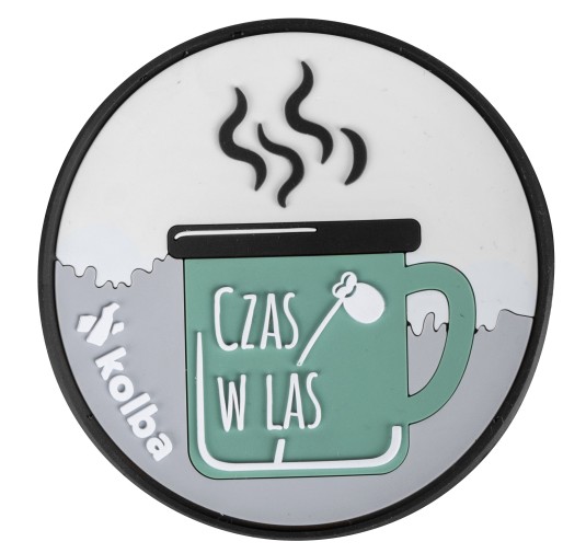 Naszywka Patch Kolba „Czas w las” kubek