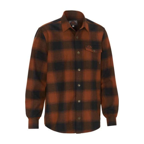 Koszula męska Swedteam Lynx Wool Shirt ciemnopomarańczowa S