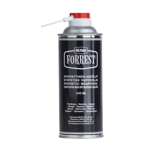 Milfoam - Syntetyczny olej do czyszczenia broni Forrest - 400 ml