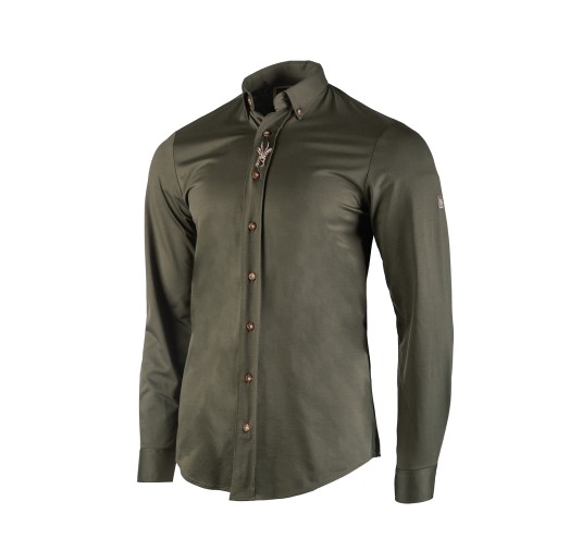 Koszula męska Tagart Koziołek ciemnozielona 4XL