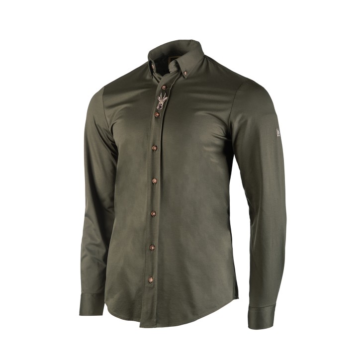 Koszula męska Tagart Koziołek ciemnozielona 4XL